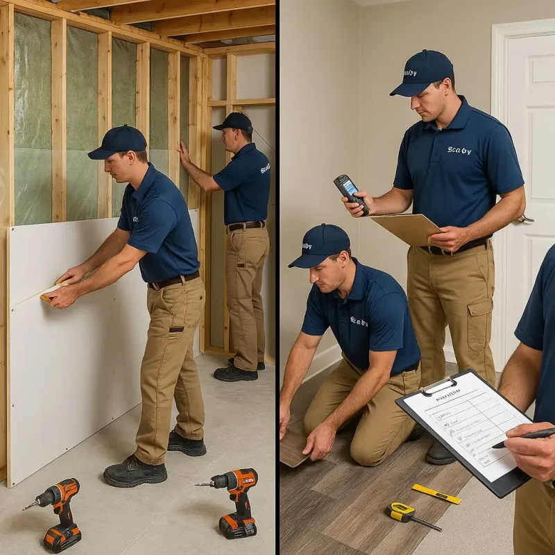 Repairs and Reconstruction process in East Merrimack, NH